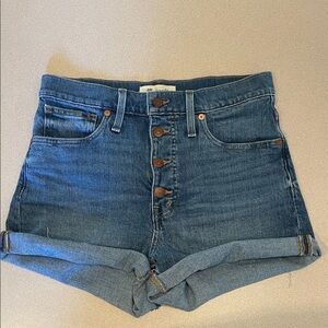 Madewell Blue Denim Shorts